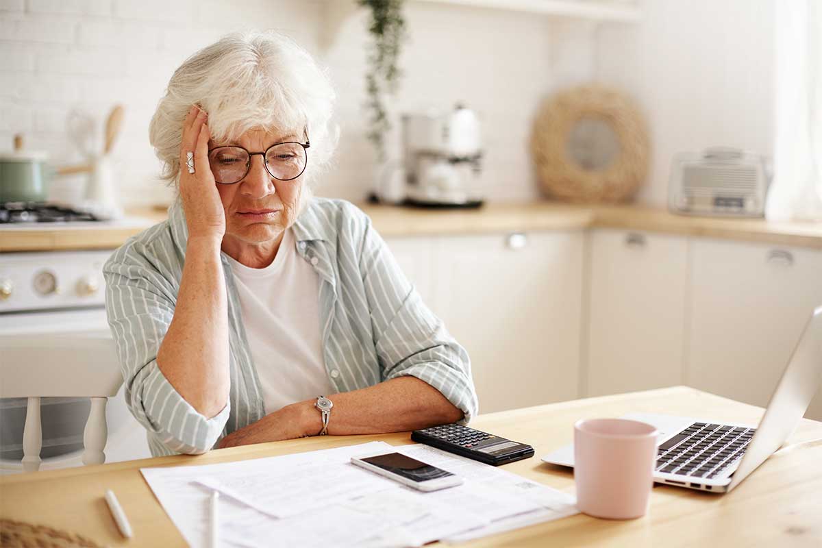 A Stressed lady worried about her will
