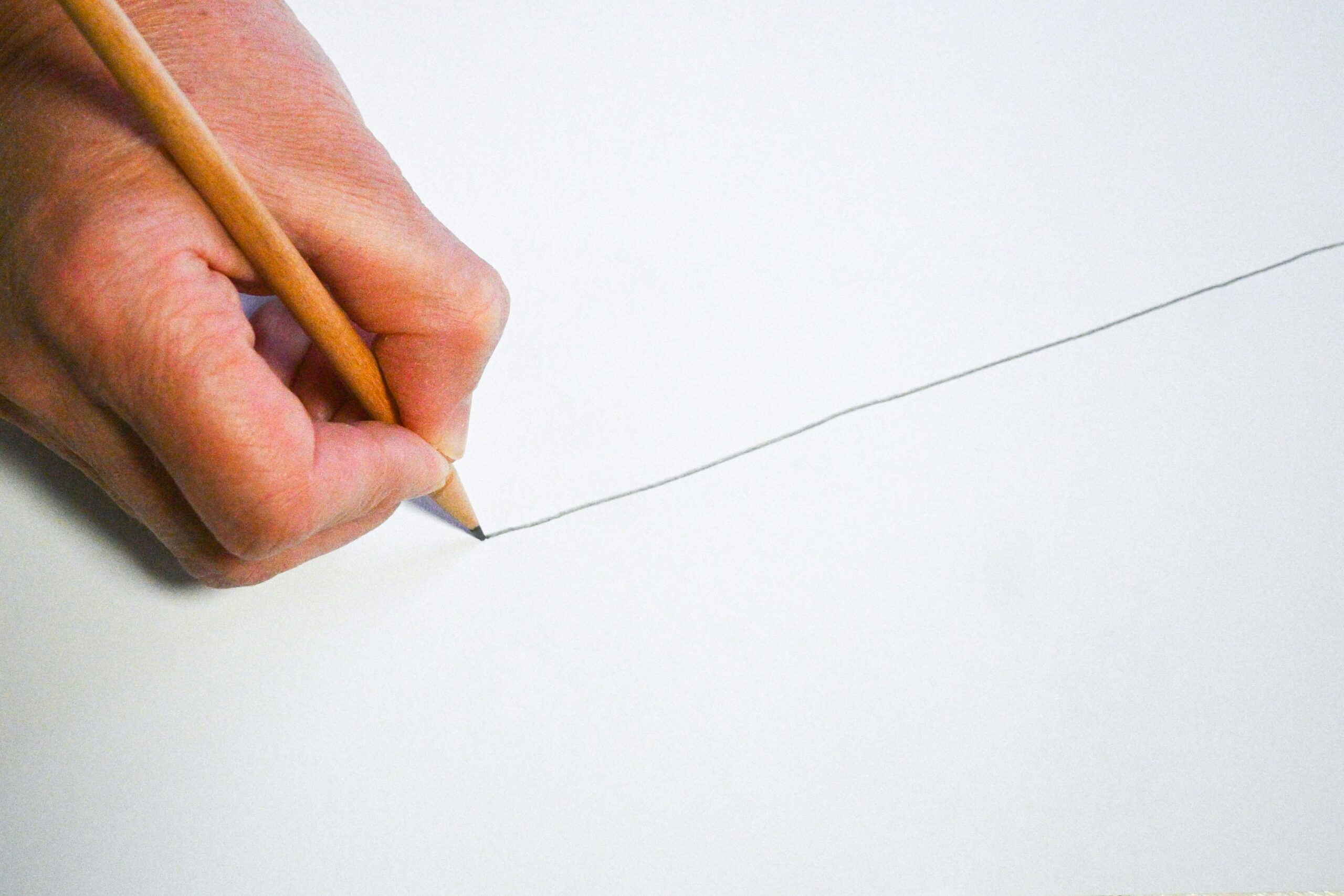 A pencil line on paper. What's stopping you?